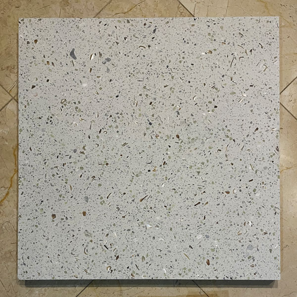 Florida Terrazzo by Glow Path Pavers in the light